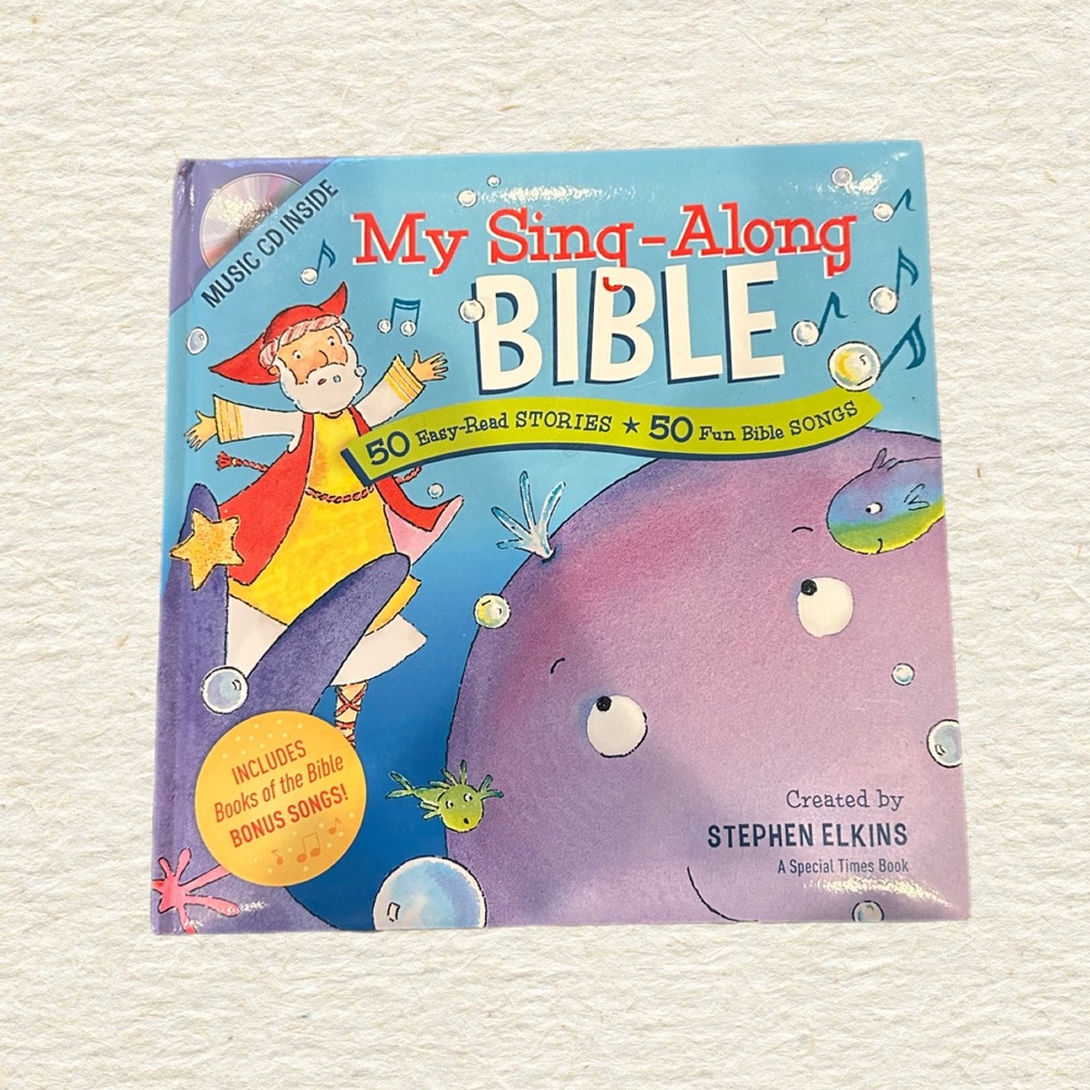 My Sing-Along Bible: 50 Easy-Read Stories + 50 Fun Bible Songs (Wonder Kids)